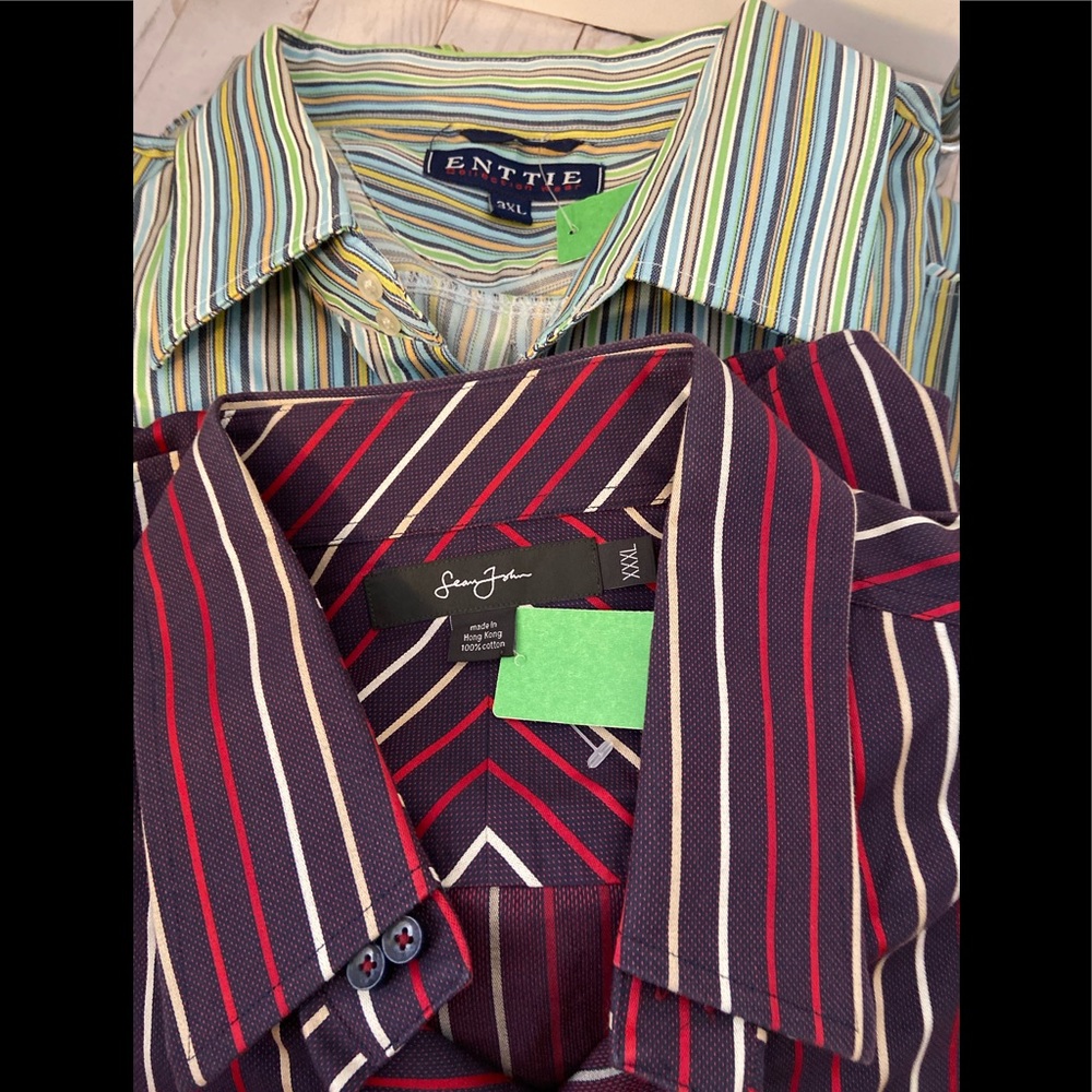 2 shirts -Sean Jean XXXL/ Enttie shirt